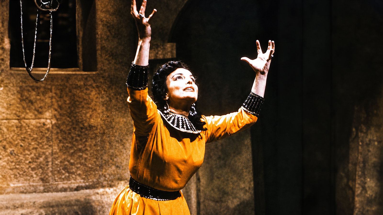 Lili Bita performing on stage